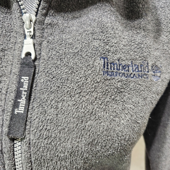 TIMBERLAND Lightweight Gorp Grey Fleece Full Zip Layer Jacket (S) - Picture 7 of 12